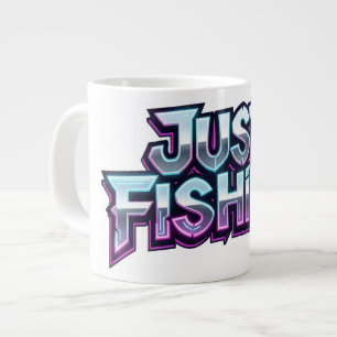 Grande Tasse Cadeau drôle de néon lumineux pour pêcheur, juste