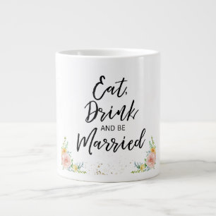 Grande Tasse cadeau Fiançailles, mug pour les nouveaux engagés