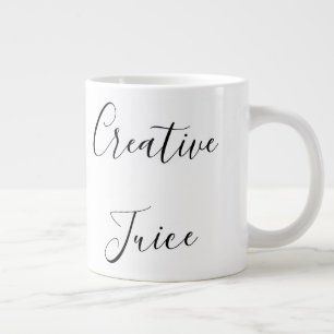 Grande Tasse Cadeau pour créatifs, étudiants et artistes 'Jus C