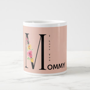 Grande Tasse Cadeau pour maman, Je t'aime Maman, Fête des Mères