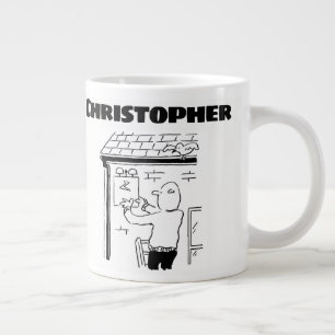 Grande Tasse Cadeau pour un émetteur d'alarme avec nom
