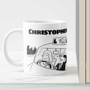 Grande Tasse Cadeau pour un moniteur d'auto-école avec le nom a