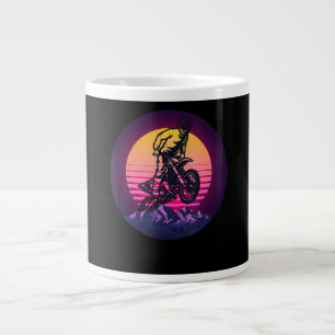 Grande Tasse Cadeau vintage Sundown Motorbike Pour Vélos