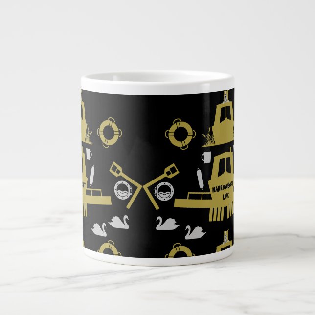 Grande Tasse Cadeaux British Narrowboat (Devant)