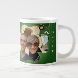 Grande Tasse Cadres shamrocks 2 Photos Spécialité Mug