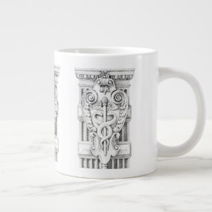 Grande Tasse CADUCUS Big White Mug