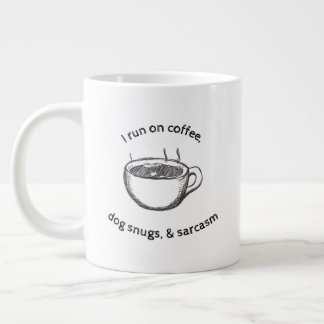 Grande Tasse Café 20oz, Snugs de Chien, & Sarcasme