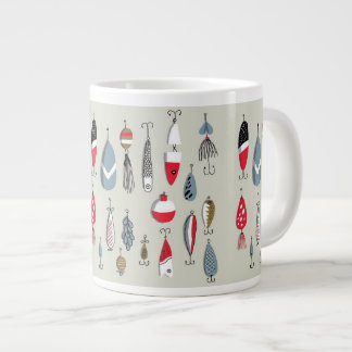 Grande Tasse Café à motifs de poisson