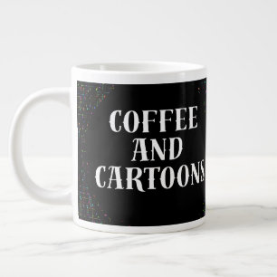 Grande Tasse Café et dessins animés