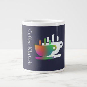 Grande Tasse Café Klatsch Marine Bleu