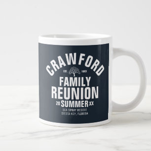 Grande Tasse Café Mug de réunion familial personnalisé