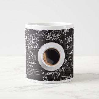 Grande Tasse "Caffine Chronicles : Mug Artisanal en Céramique"