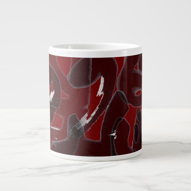 Grande Tasse Calligraphie chinoise - Dao suit la nature 道法自然 (Devant)