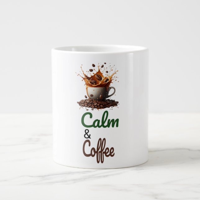 Grande Tasse Calme et café (Devant)