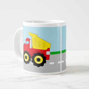 Grande Tasse Camion-poubelle de construction pour enfants