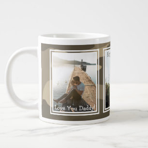 Grande Tasse Camouflage robuste 3 Photo Bonne Fête des pères