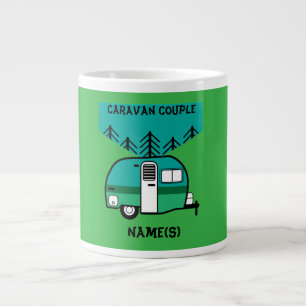 Grande Tasse Campers Joyeux Caravane Drôle Caravanes Deux Tones
