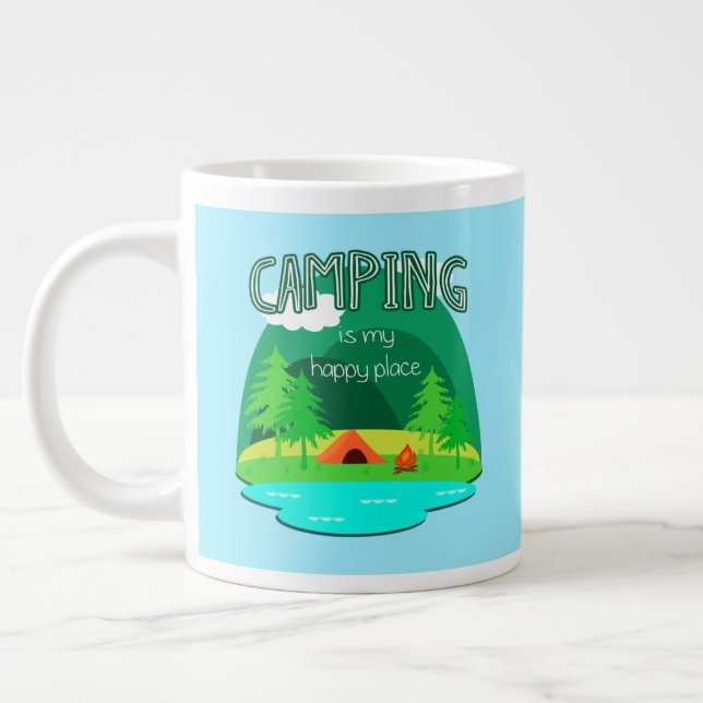 Grande Tasse Camping est mon endroit heureux (Gauche)