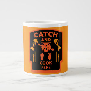 Grande Tasse Camping Et Pêche À La Pêche Mug Voyage