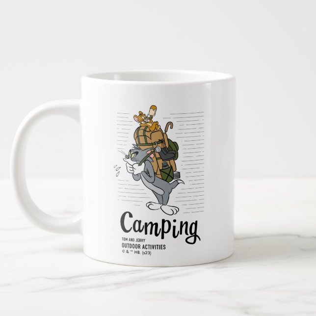 Grande Tasse Camping Tom & Jerry (Gauche)