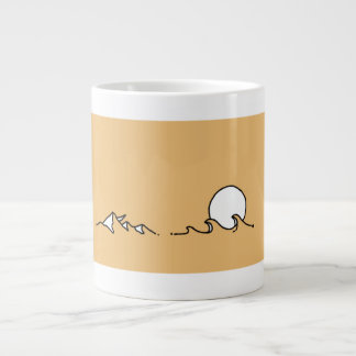 Grande Tasse Canecas Specialty art  minimalist sea summer