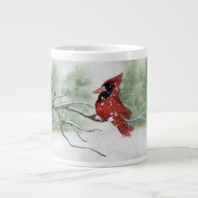 Grande Tasse Canette à café de Noël (Devant)