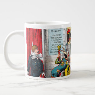 Grande Tasse Caricature Politique Italienne Des Interprètes De 