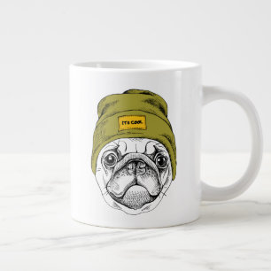 Grande Tasse Carlin Hipster C'est Cool