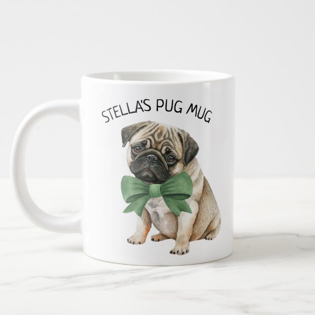 Grande Tasse Carlin personnalisé (Gauche)