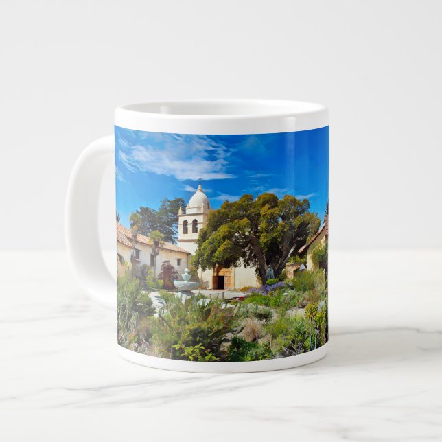 Grande Tasse CARMEL MISSION BASILICA Jumbo Mug (Devant gauche)