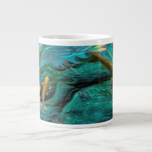 Grande Tasse Carpe Koï NAGEANT EN PAIX