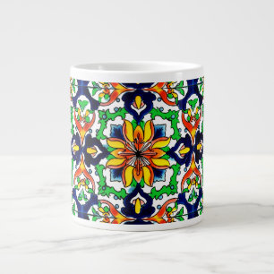 Grande Tasse Carrelage Talavera Mexicaine No 6