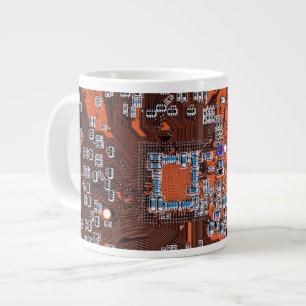 Grande Tasse Carte circuit imprimé circuit orange PCB