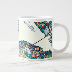 Grande Tasse Carte de Hong Kong, Chine