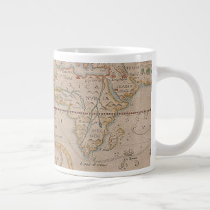 Grande Tasse Carte de la circonnavigation de Drake dans le mond