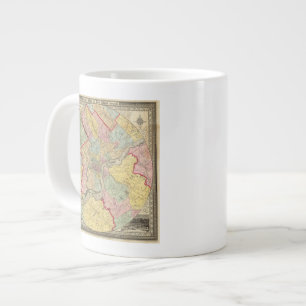 Grande Tasse Carte De La Ville De Philadelphie