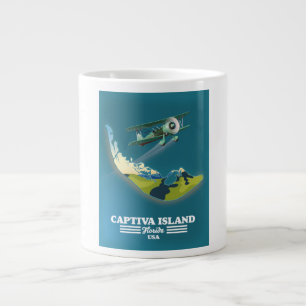 Grande Tasse Carte de l'île Captiva Floride États-Unis