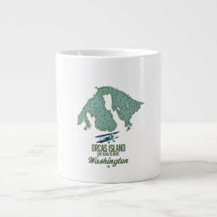 Grande Tasse Carte de l'île des Orques, Washington, États-Unis