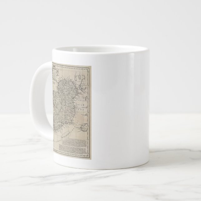 Grande Tasse Carte de l'Irlande (Devant gauche)