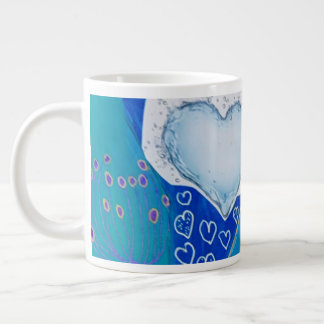Grande Tasse Carte de vœux plate