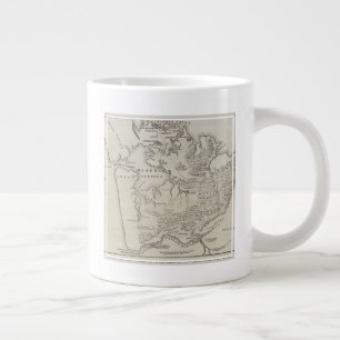 Grande Tasse Carte des terres entre Auckland et Waikato