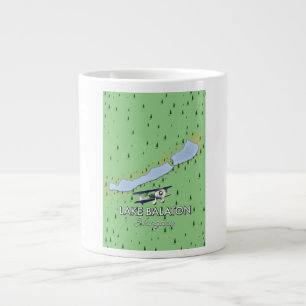Grande Tasse Carte du lac Balaton Hongrie