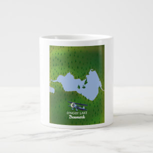 Grande Tasse Carte du lac Lyngby Danemark