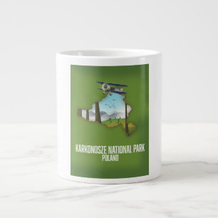 Grande Tasse Carte du parc national des Karkonosze en Pologne