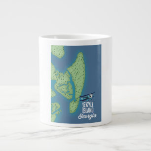 Grande Tasse Carte Jekyll Island Georgia États-Unis