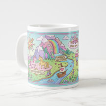 Carte Magique du Monde Mug Enfant avec Nom Personn