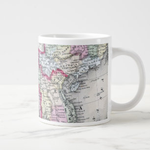 Grande Tasse Carte Mitchell Inde, Tibet, Chine et SE Asie