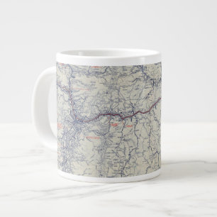 Grande Tasse Carte officielle des sentiers automobiles 1925 de 