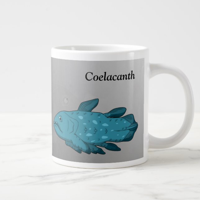 Grande Tasse Cartoon Coelacanth (Droite)