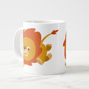 Grande Tasse Cartoon très rapide Lion Jumbo Mug